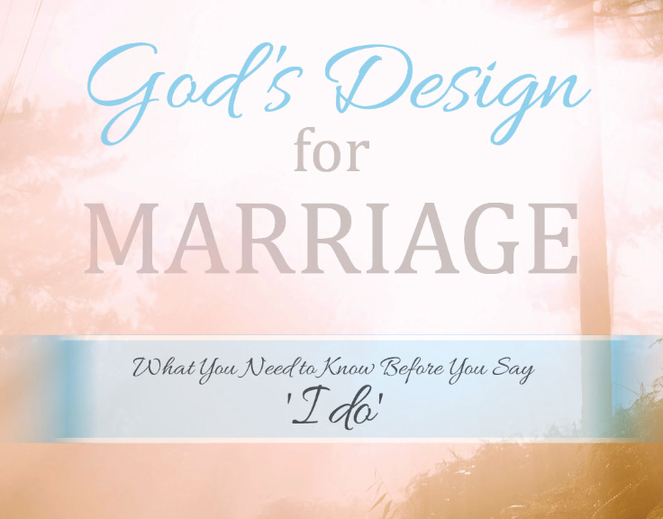 God’s Design for Marriage (Pre-marriage counselling)